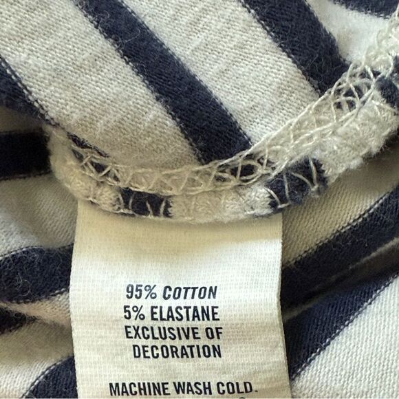 Abercrombie & Fitch Long Tank Navy White Stripe XS Stretchy - Picture 11 of 12